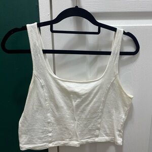 Aerie Off-White Crop Top